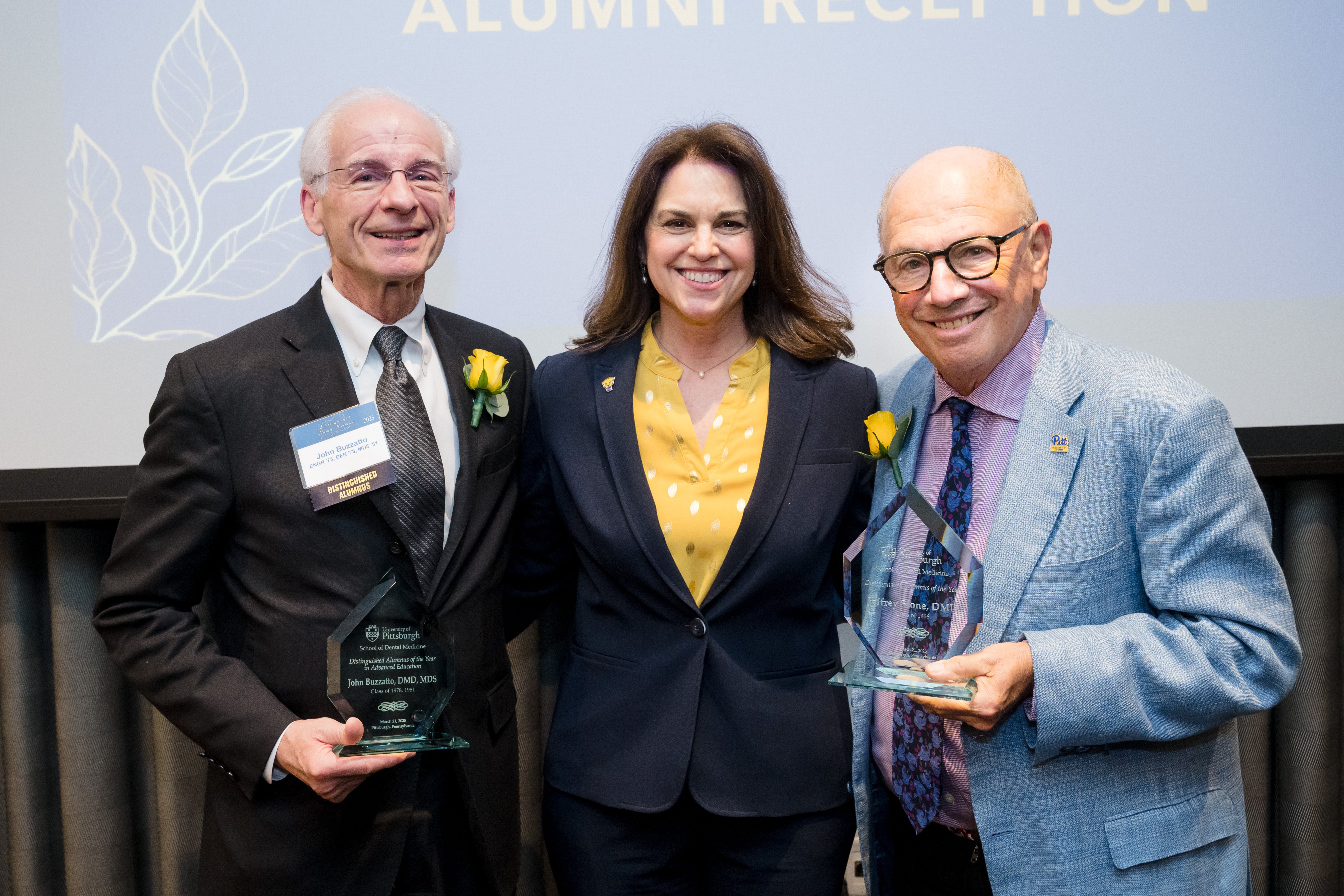 Distinguished Alumni Awardees and Dean Marnie Oakley, 2025