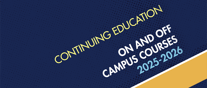 ce course catalogue on and off campus 2025-26